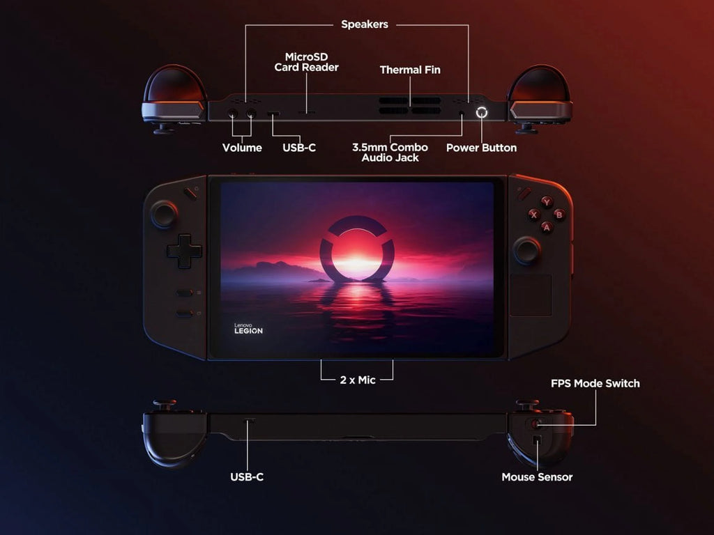 1TB SSD Gaming Handheld 8.8-inch Touchscreen 144Hz 2K QHD AMD Ryzen Z1 Extreme Processor, 128GB MicroSD, 8 in 1 Bundle Y150