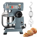 15Qt 600W 3-Speed Commercial Stand Mixer with Stainless Steel Bowl, Dough Hook, Whisk, Safety Guard Z756450