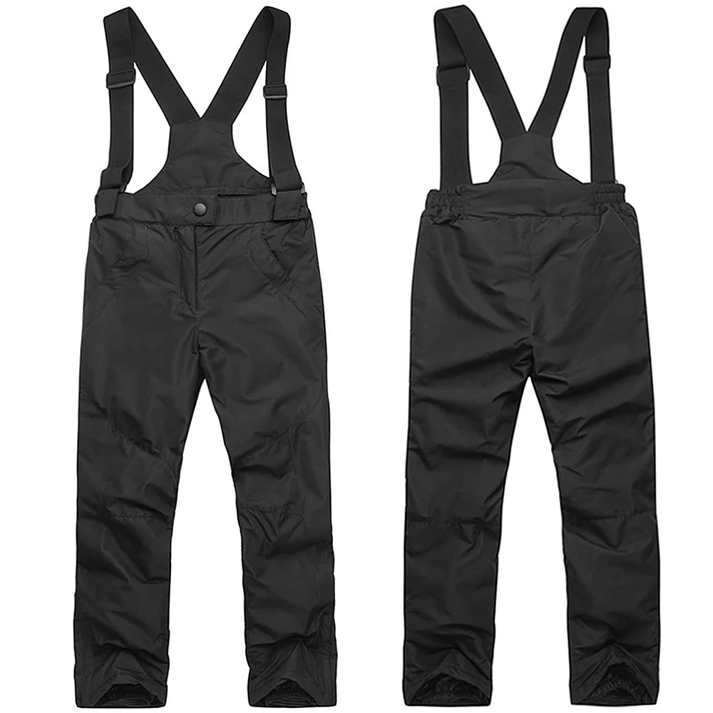 Winter Skiing Pants Waterproof Snow Hiking Trousers Thick Warm Cold Insulated Pants B3335