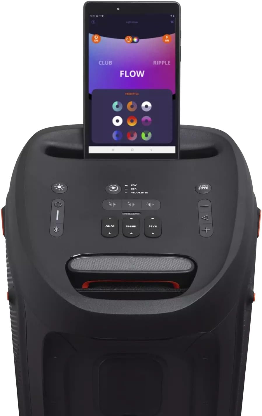 Portable Rechargeable Bluetooth RGB LED Party Box Speaker Y627215
