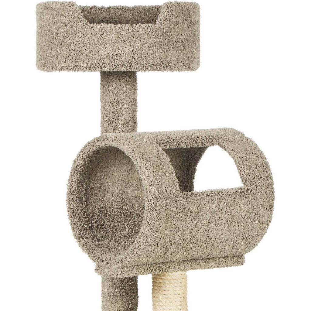 69-in Real Carpet Wooden Cat Tree X579