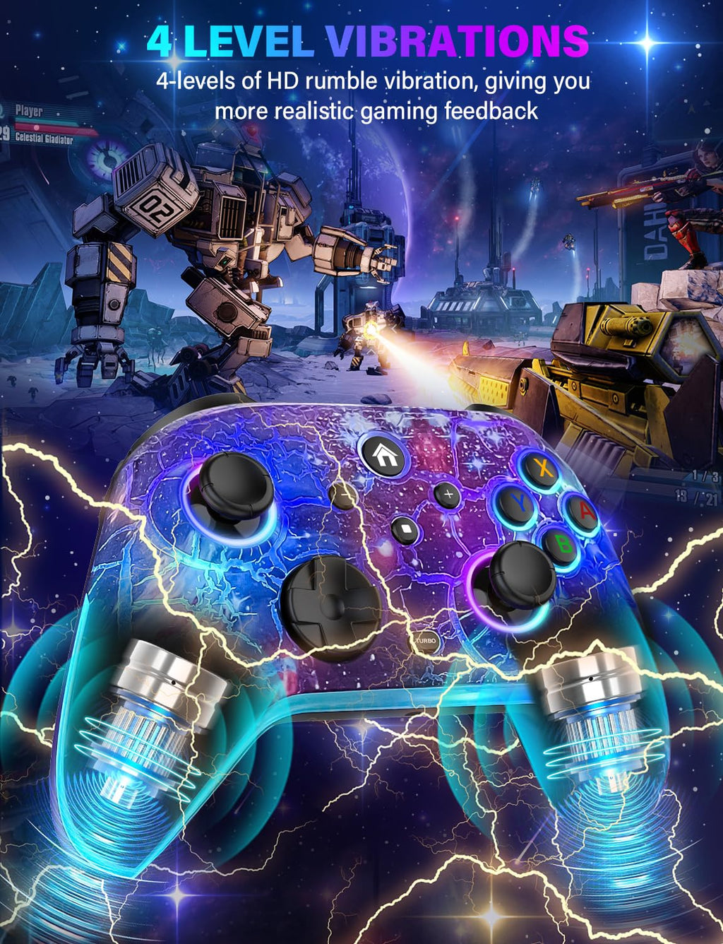 Wireless Switch Pro Controller with 1200mAh Rechargeable Battery P24998