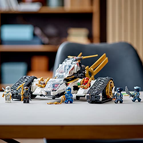 LEGO NINJAGO Ultra Sonic Raider Building Kit with Plane and Motorcycle, 7 Minifigures Z27769