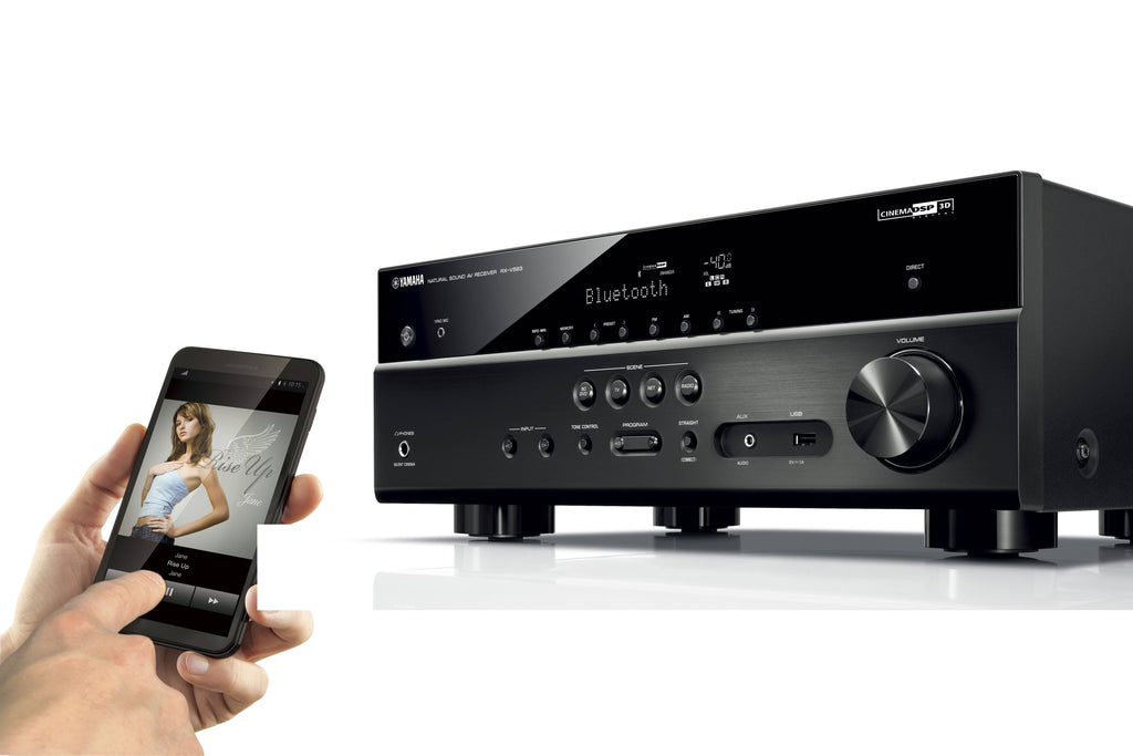 Black 7.2 Channel AV Network Receiver I695704