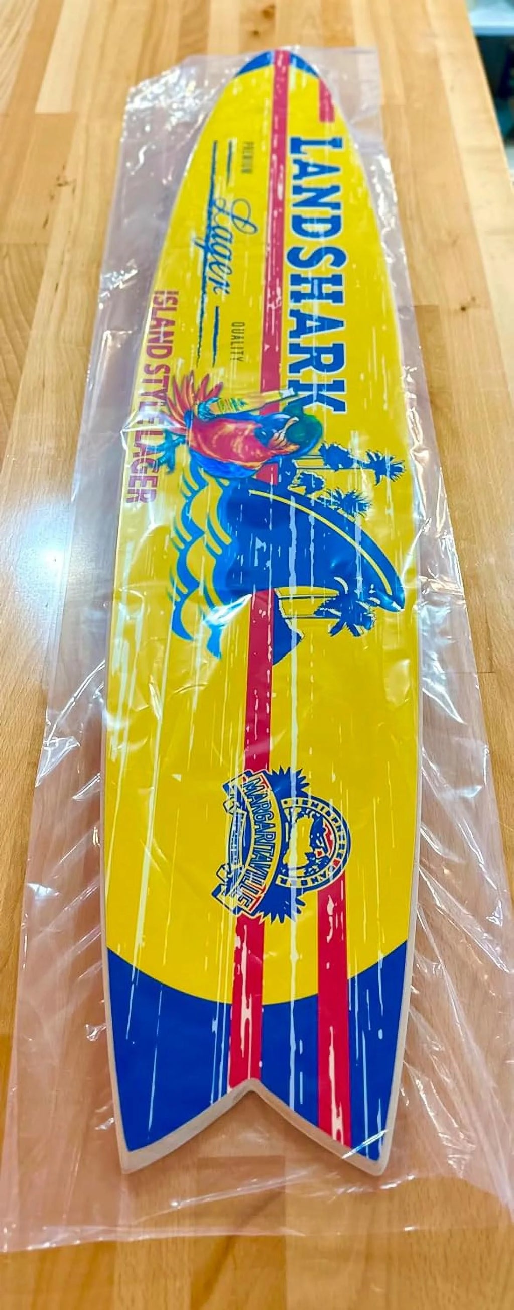 Parrot Fishtail Surfboard 46.5 In X 9 In X .05 In R1579
