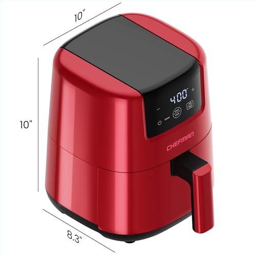 2 Qt Digital Air Fryer with Nonstick Basket – Black J6280