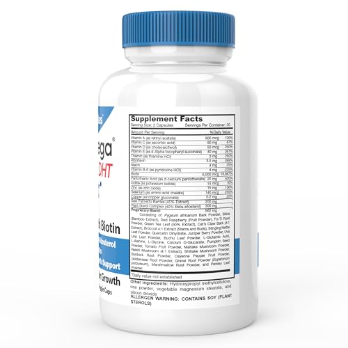 Hair Growth Supplement Biotin 5000 mcg Vitamins L931523