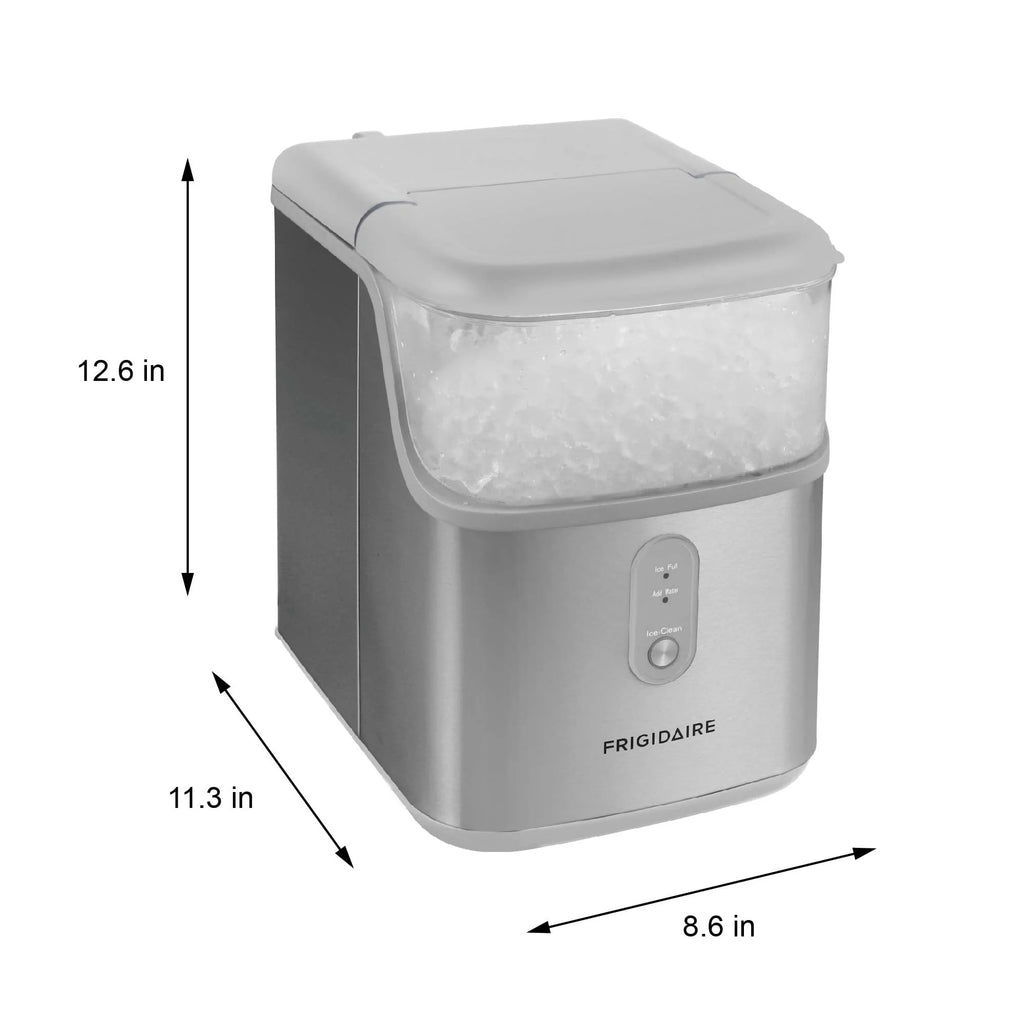 33 Lbs. Nugget Ice Maker - BLACK Stainless Steel L1789
