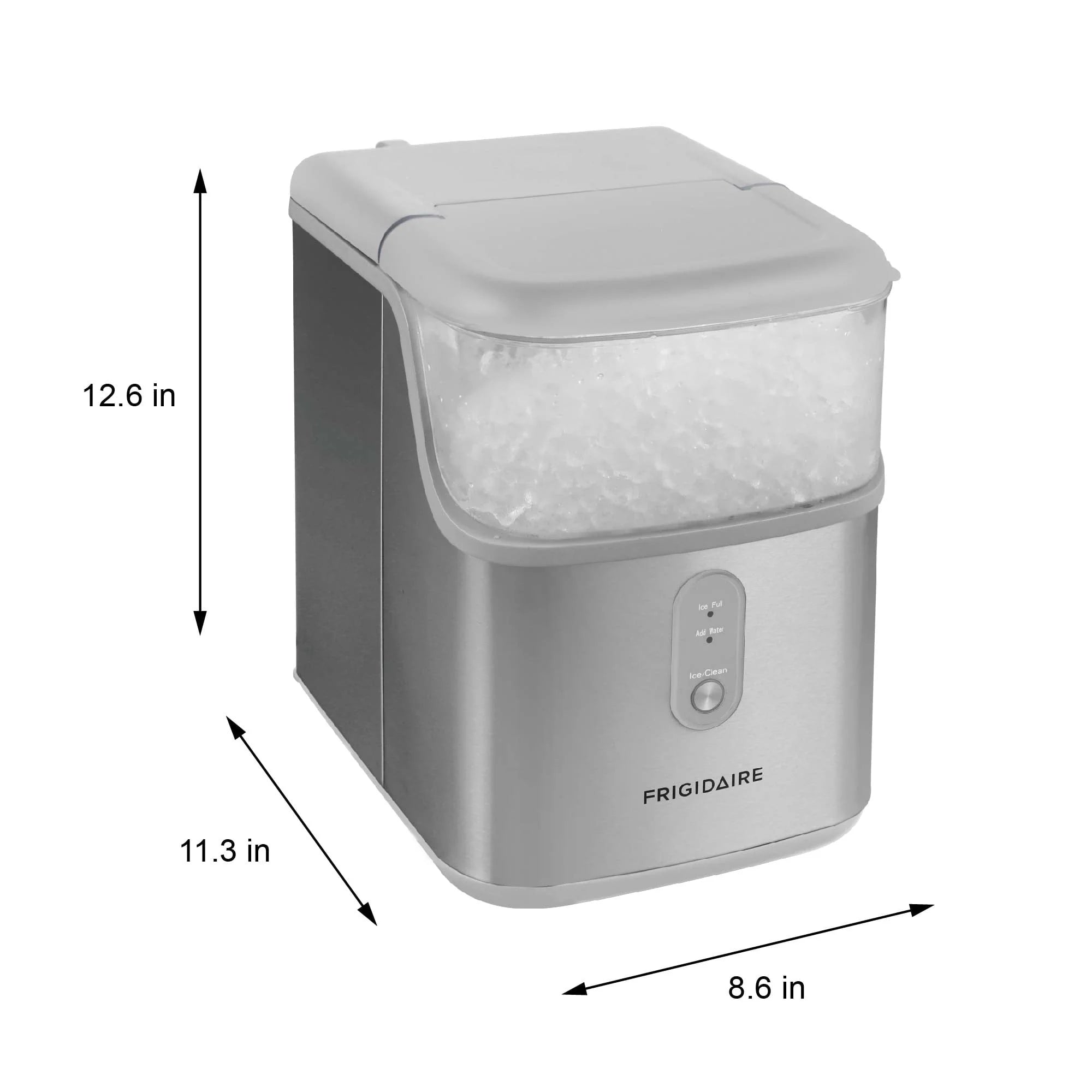 33 Lbs. Nugget Ice Maker - BLACK Stainless Steel L1789