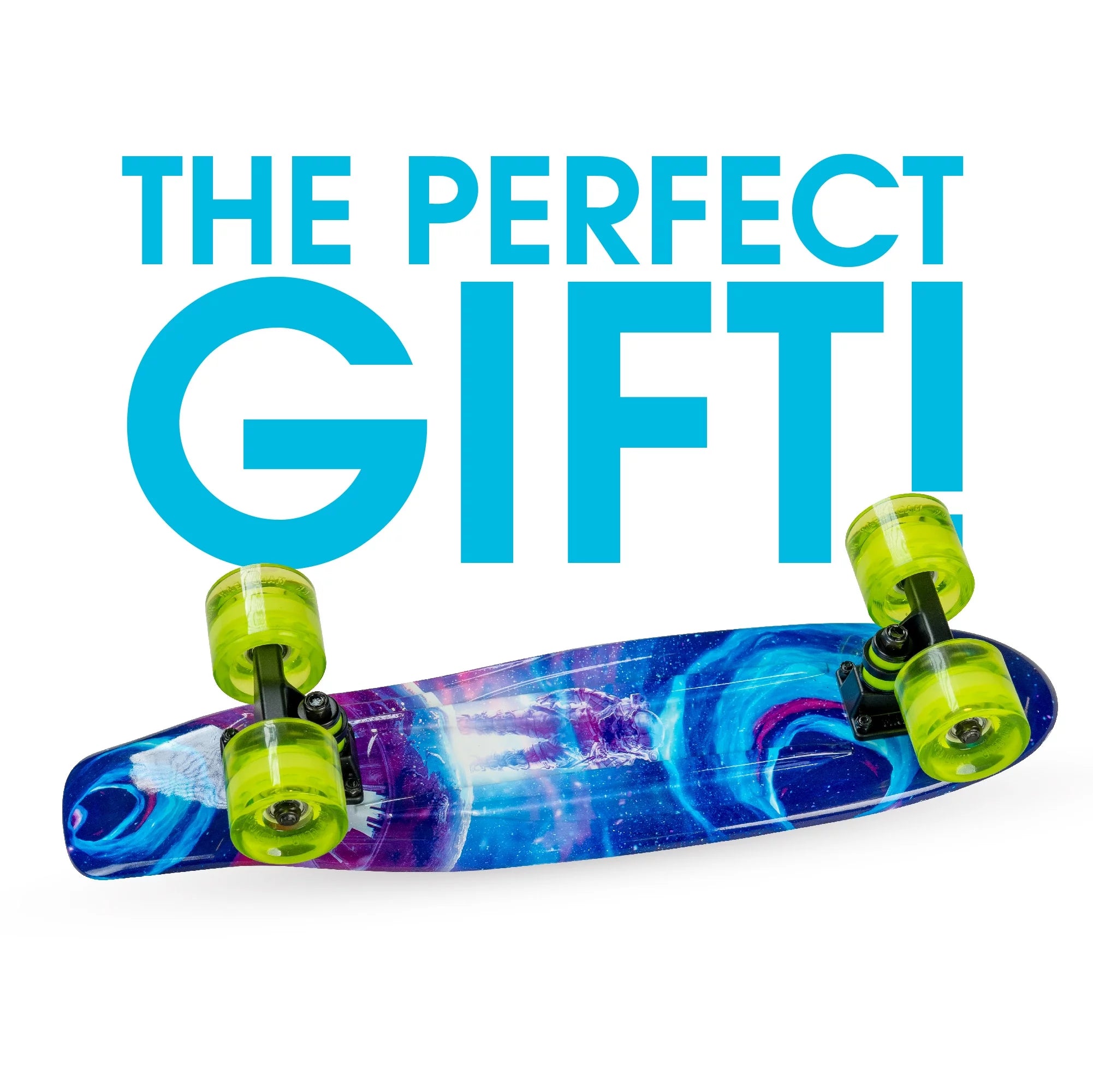 22" Retro Mini Cruiser Skateboard with 62 mm Wheels D39843