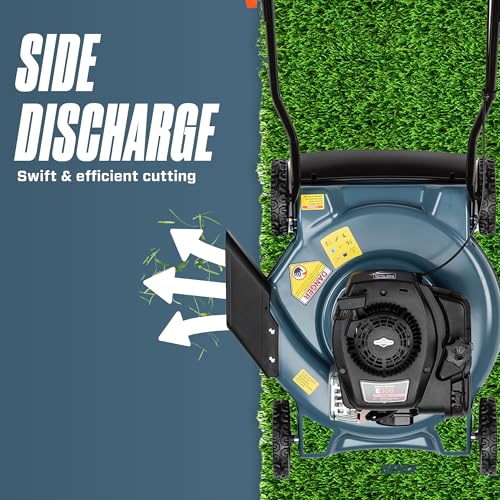 21-Inch 140 cc Gas Push Lawn Mower J6788