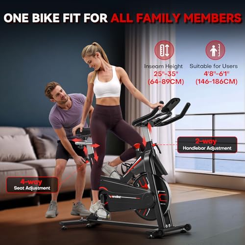 Whisper Quiet Indoor Stationary Exercise Bike V69723