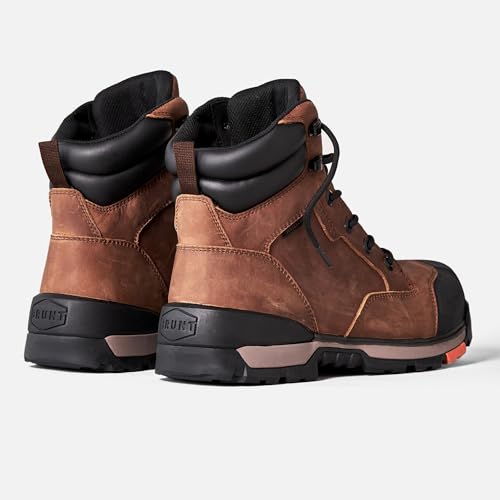 Brown 6" Waterproof Wedge Work Boot Z7310