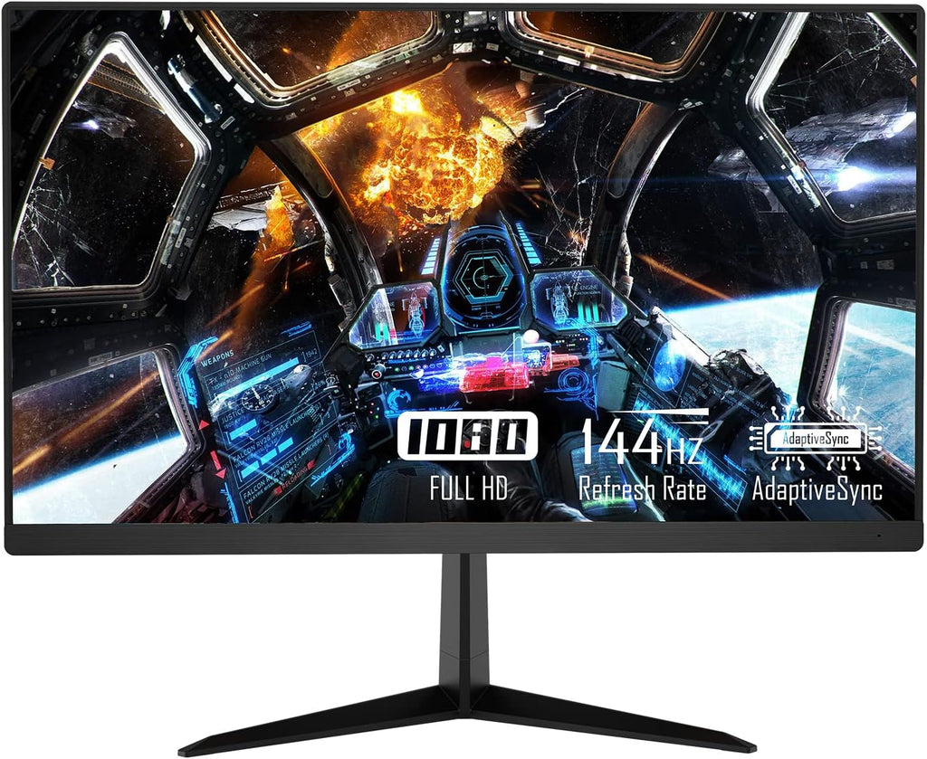 22” 144Hz 1920 x 1080p Full HD Flat Computer Monitor with HDMI Display Ports, Adjustable Tilt, Black E316