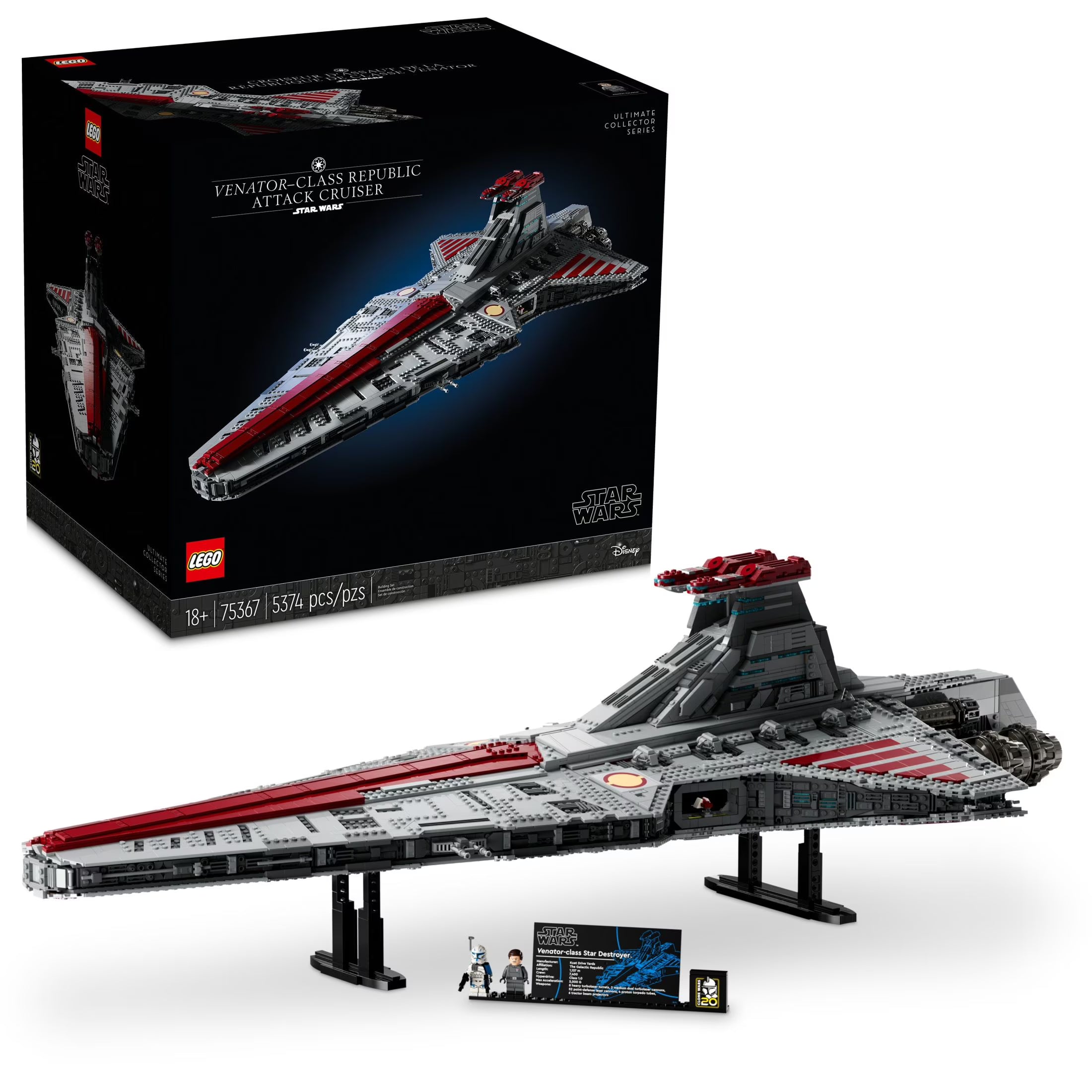 LEGO Star Wars Venator-Class Republic Attack Cruiser Ultimate Collector Series Building Set N31695