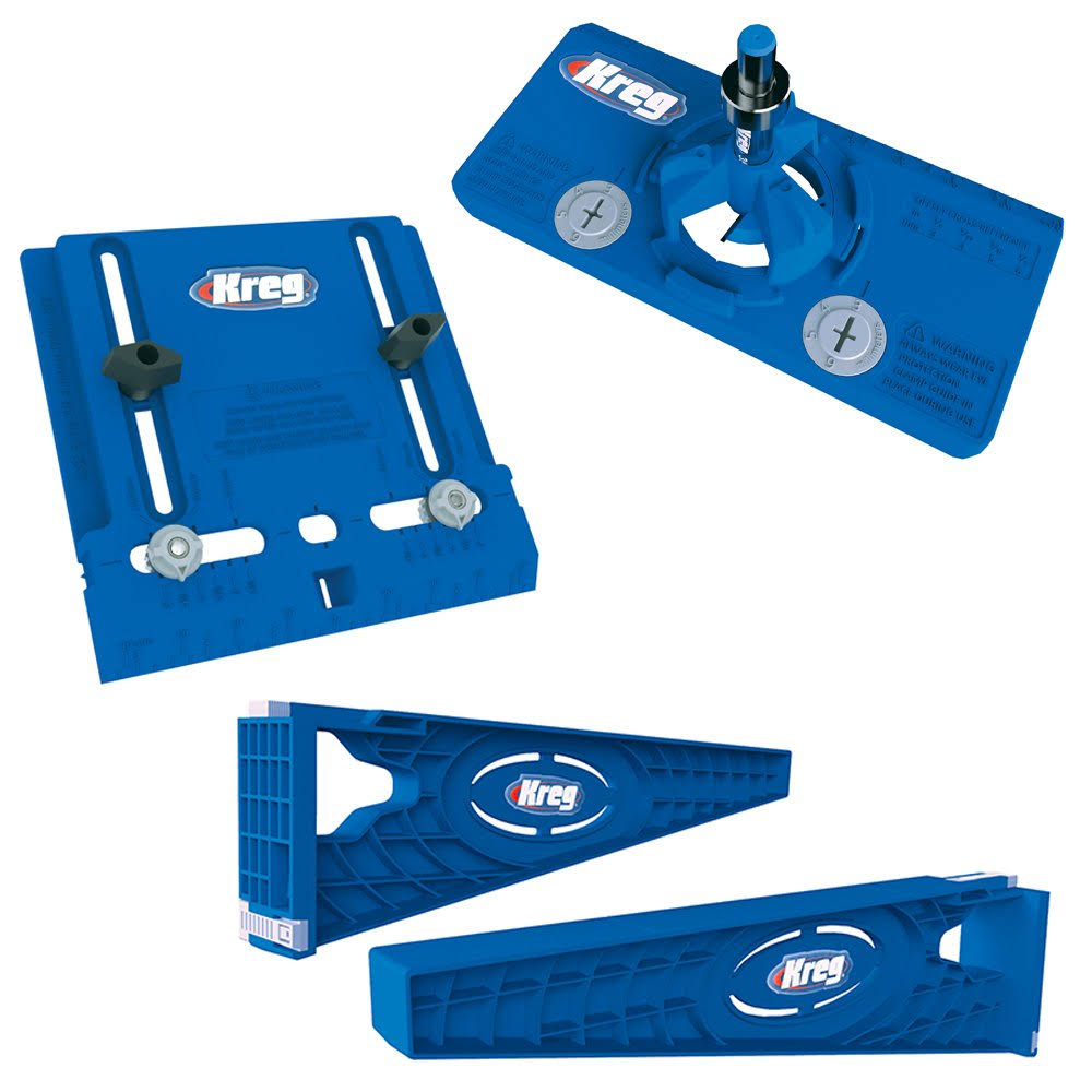 Drawer Slide Jig with Cabinet Hardware Jig and Concealed Hinge Jig U223
