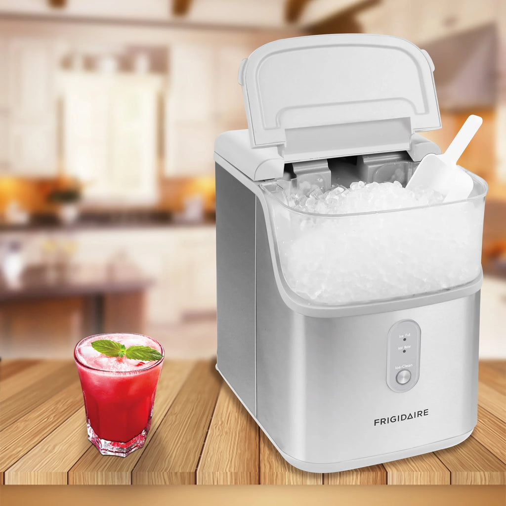 33 Lbs. Nugget Ice Maker - BLACK Stainless Steel L1789