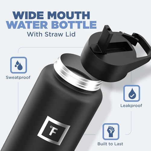 Stainless Steel Double Walled Vacuum Insulated Water Bottle 40 oz P97339