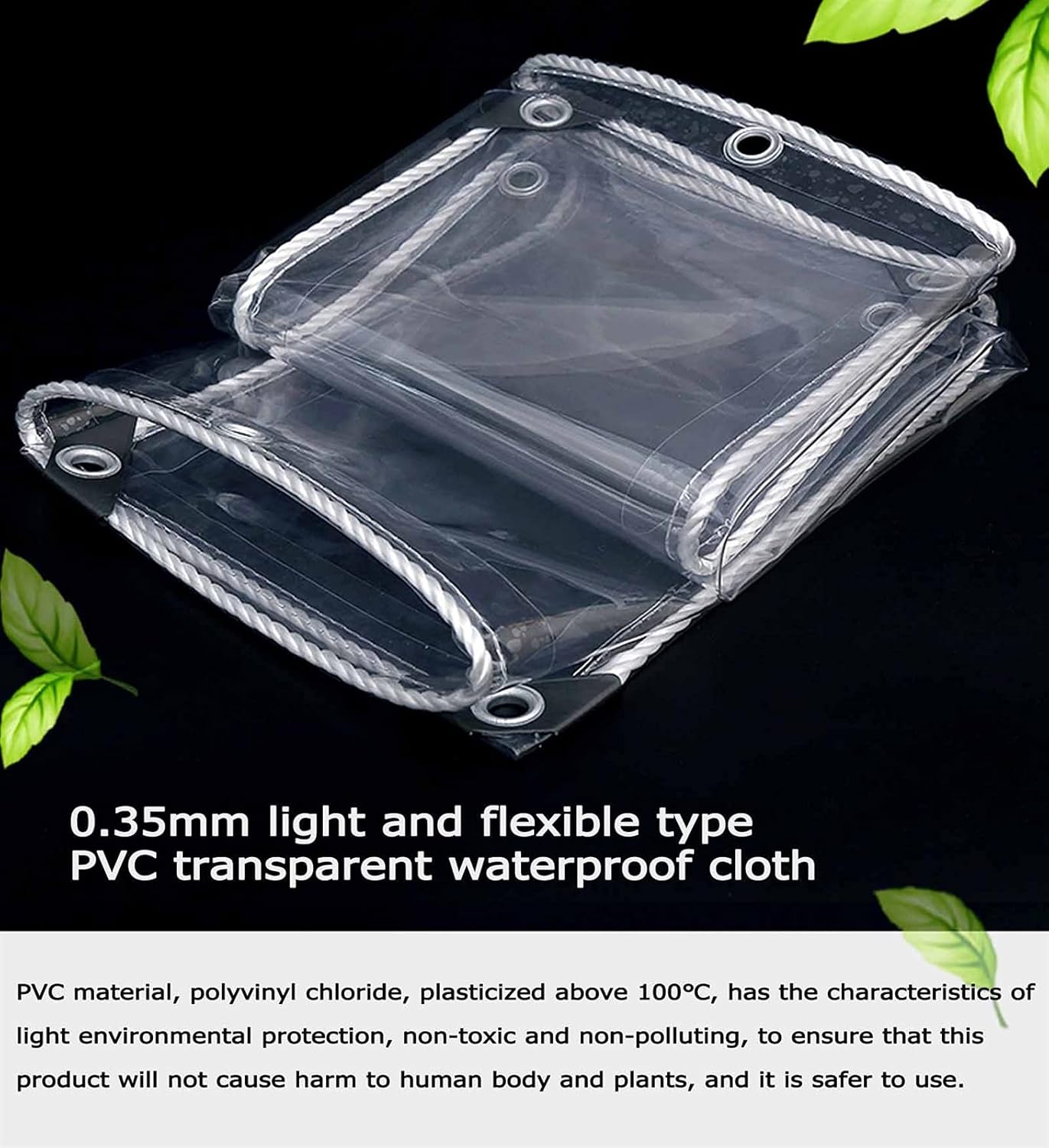 0.35mm Clear PVC Tarpaulin Cover Q187