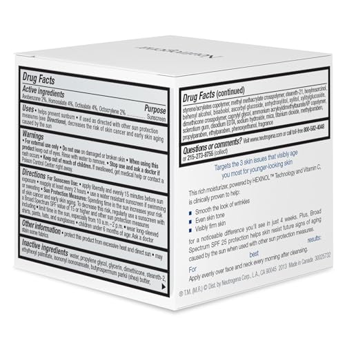 1.7 oz Anti-Aging Facial Moisturizer with SPF 25 Sunscreen & Vitamin C C6307