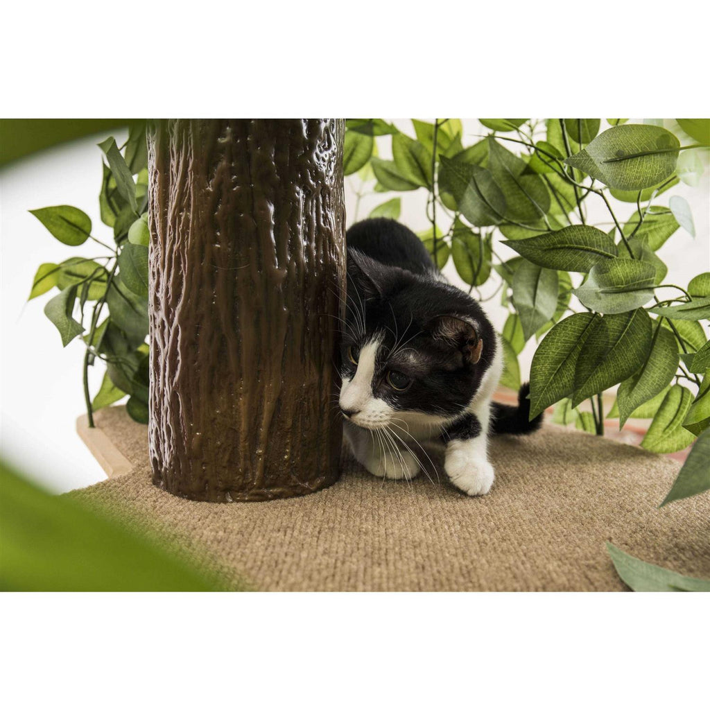 Cat Tree with Leaves Cat House Cat Activity Tree T736378