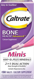 150 ea (Pack of 4) Calcium & Vitamin D3 Supplement Mini Tablets C696