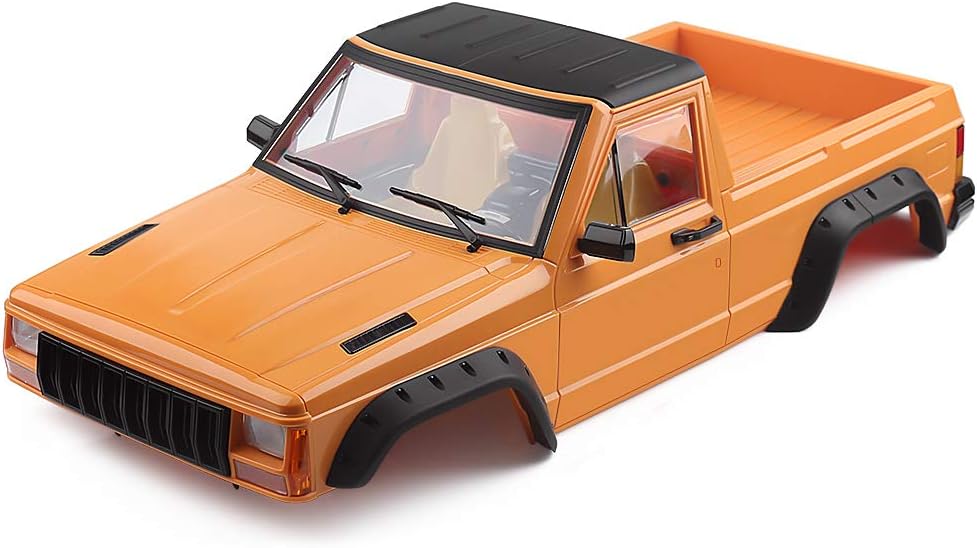 Unpainted 313mm Wheelbase Cherokee Pickup Truck Car Shell Kit for 1/10 RC Crawler C662430