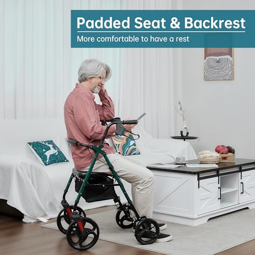 Green Rollator Walker with 10" Wheels G270872