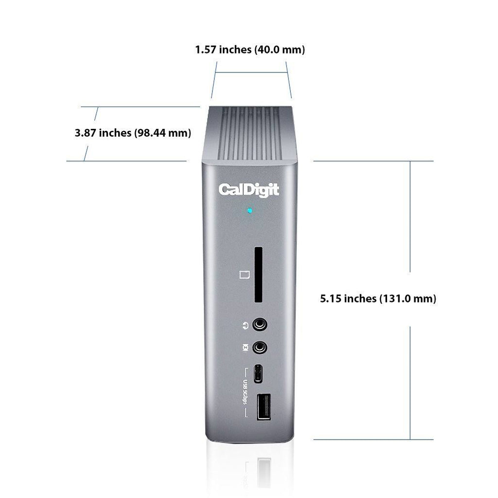 Thunderbolt Station 3 Plus Docking Station with 15 Ports and 0.7m Passive Cable, Space Gray V116