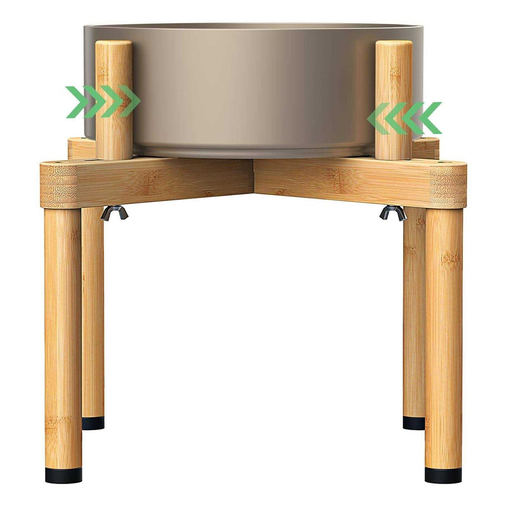 Adjustable Elevated Dog Bowl Stand I640175