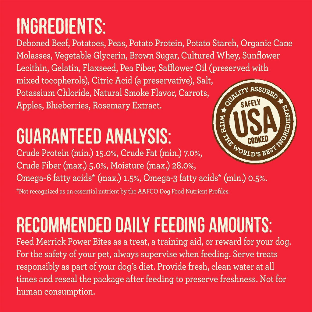Real Beef Power Bites Dog Treats O781