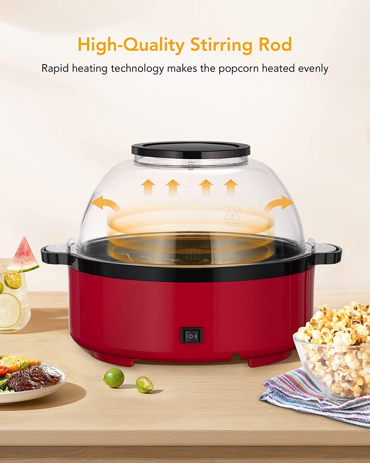 16-Cup Electric Hot Oil Popcorn Popper F473