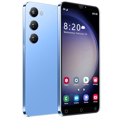 Blue 5.0 Inch Android 9.0 Dual SIM Dual Camera Quad Core 16GB Mobile Phone B8024