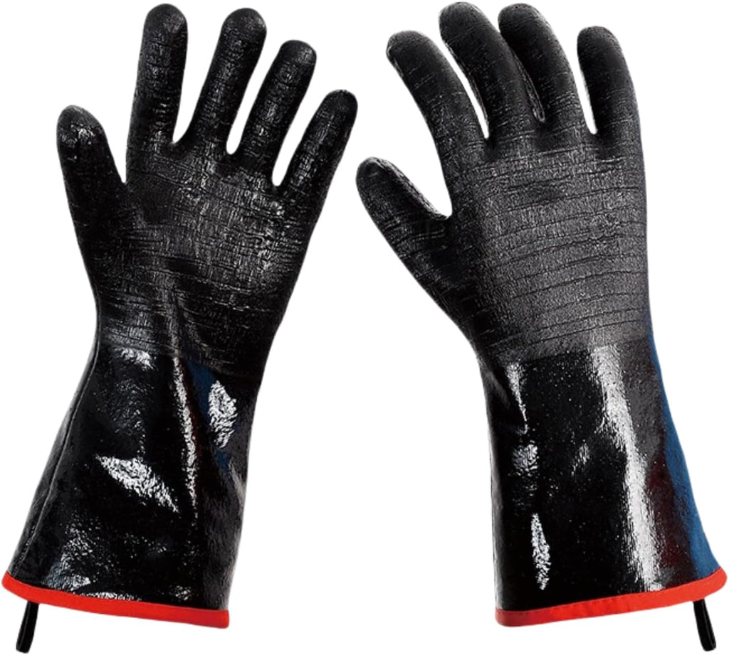 Extreme Heat Resistant Gloves, Waterproof Long Sleeve, Oil Resistant Neoprene Coating (18 inches) K696