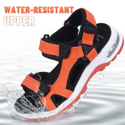 Mens Athletic Sandals Non-slip Sport Casual Beach Sandals W583