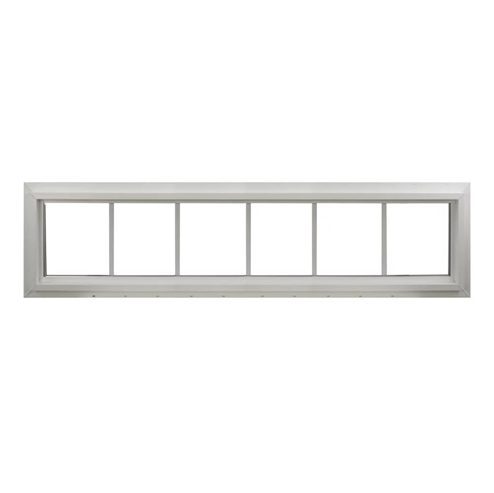 72" x 12" Double Pane Picture Window with Grids Low-E Window H697