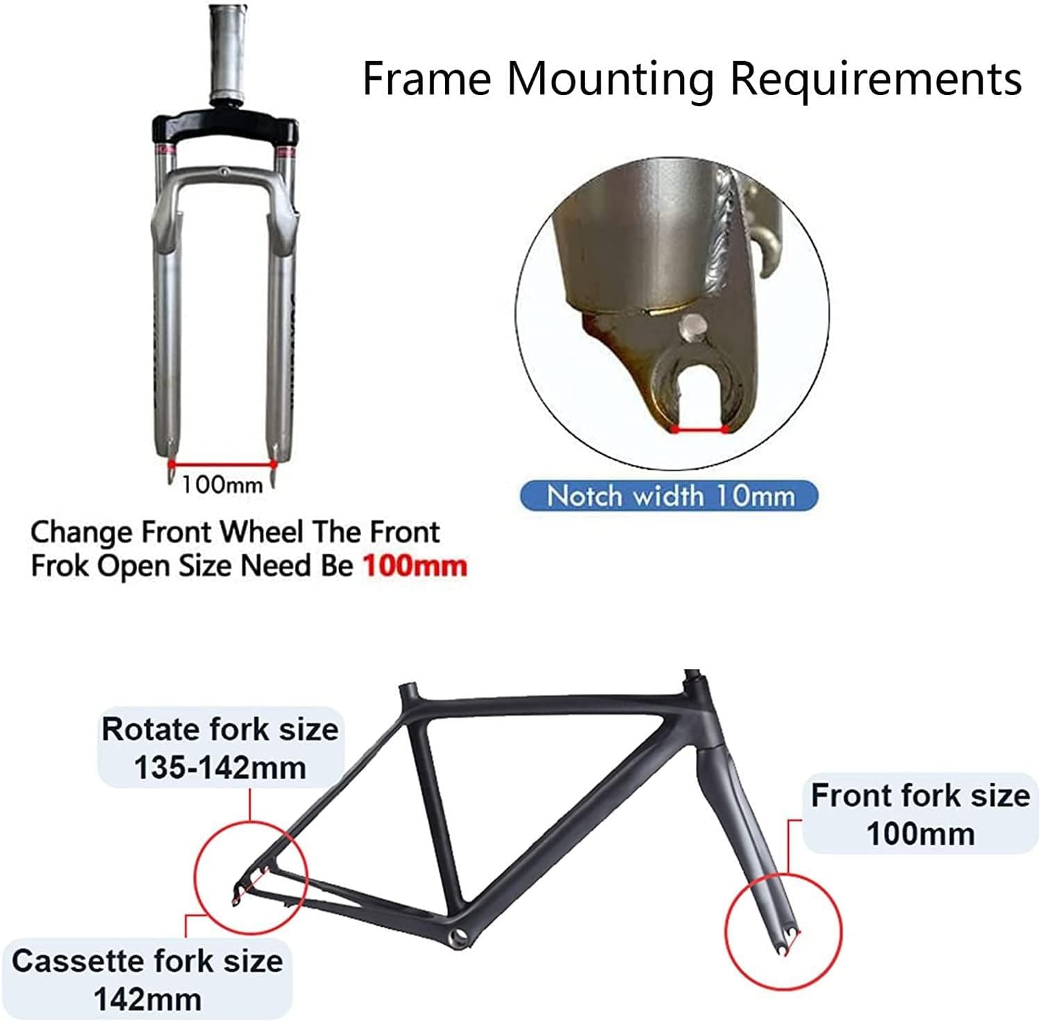 26inch-48V/500W Rear Wheel Electric Bicycle Hub Motor Kit M1727