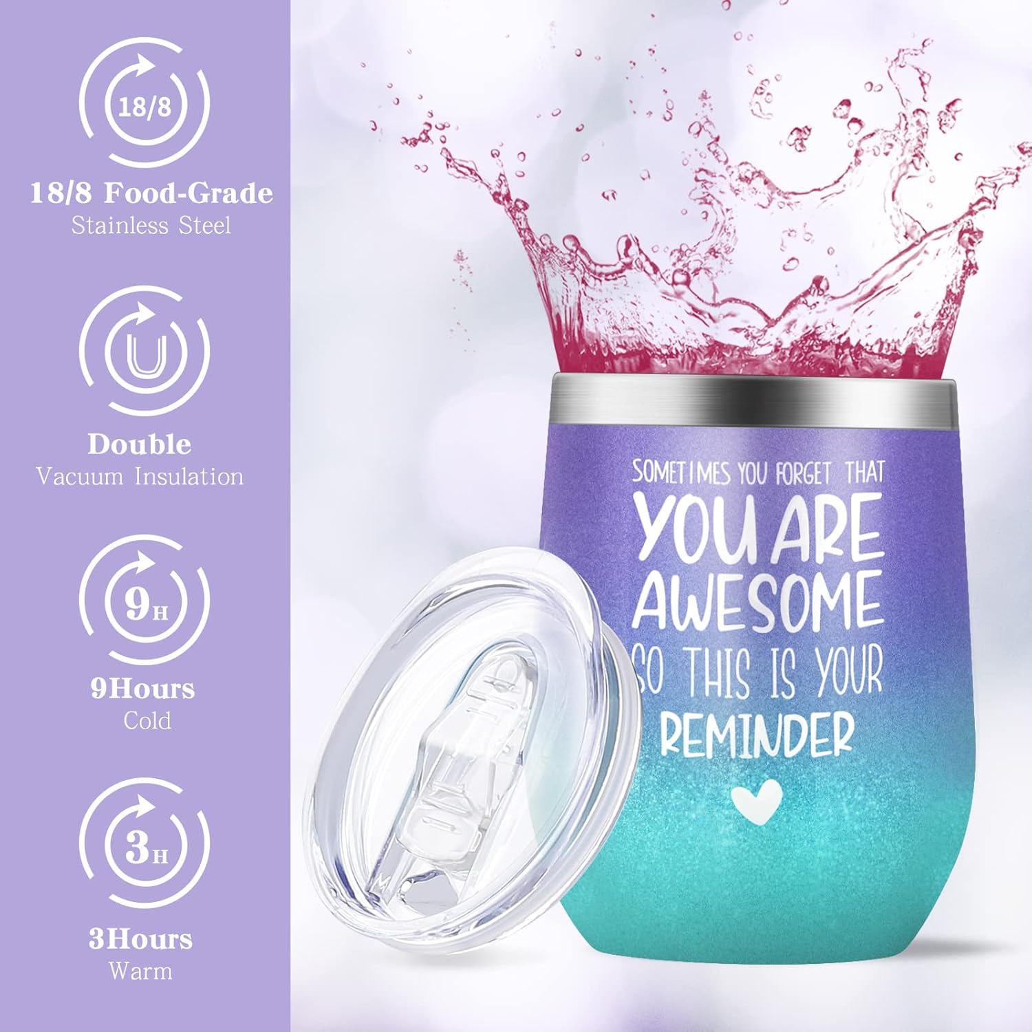 Purple Bubble Bath and Body Gifts Set Q1368