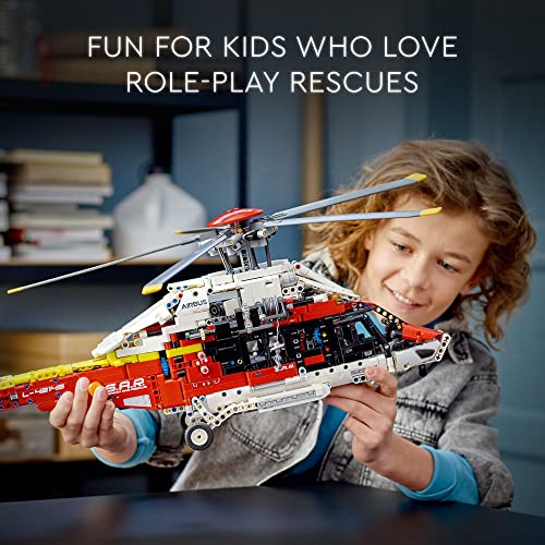 LEGO Technic Airbus H175 Rescue Helicopter Building Toy Set (2,001 Pieces) B265