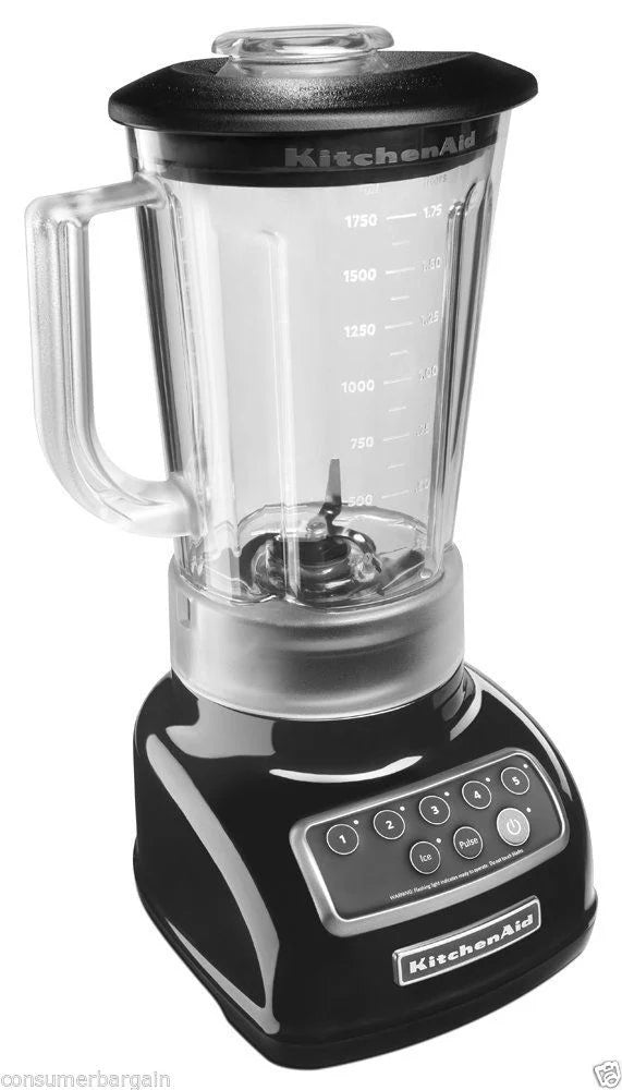 5 Speed Blender 56 Oz. BPA Free Diamond Pitcher Onyx Black K73841