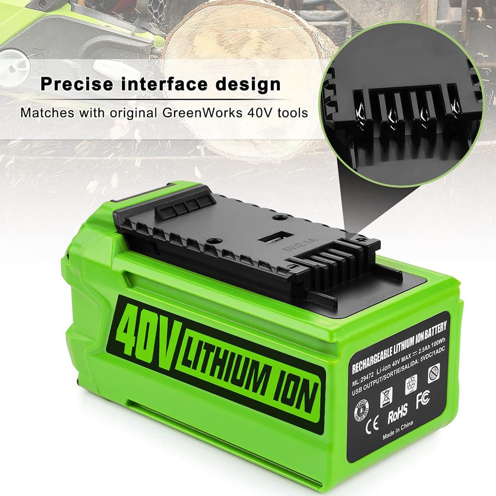 40V Lithium Battery Pack of 2 H980906