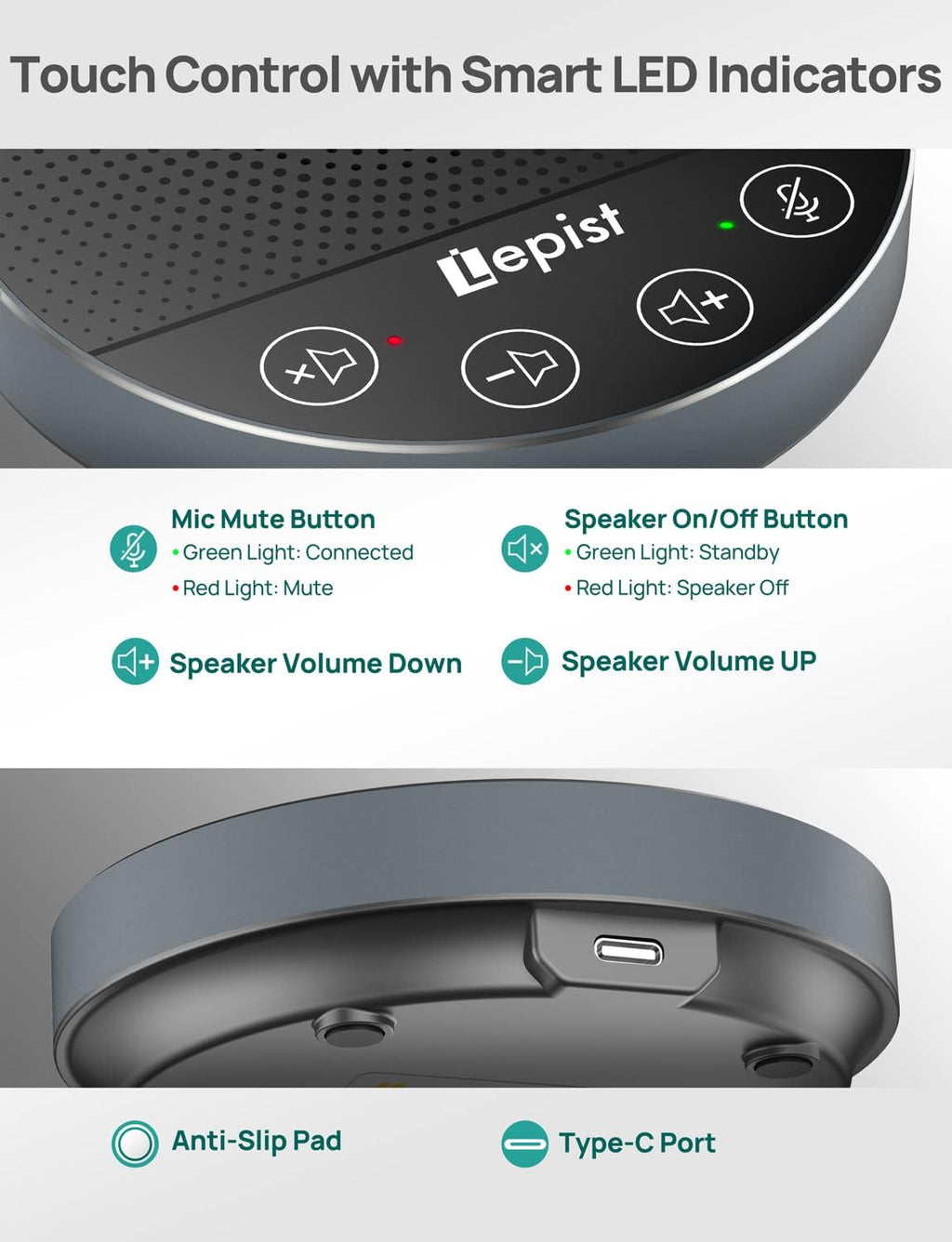 USB Speakerphone with Microphone X47249