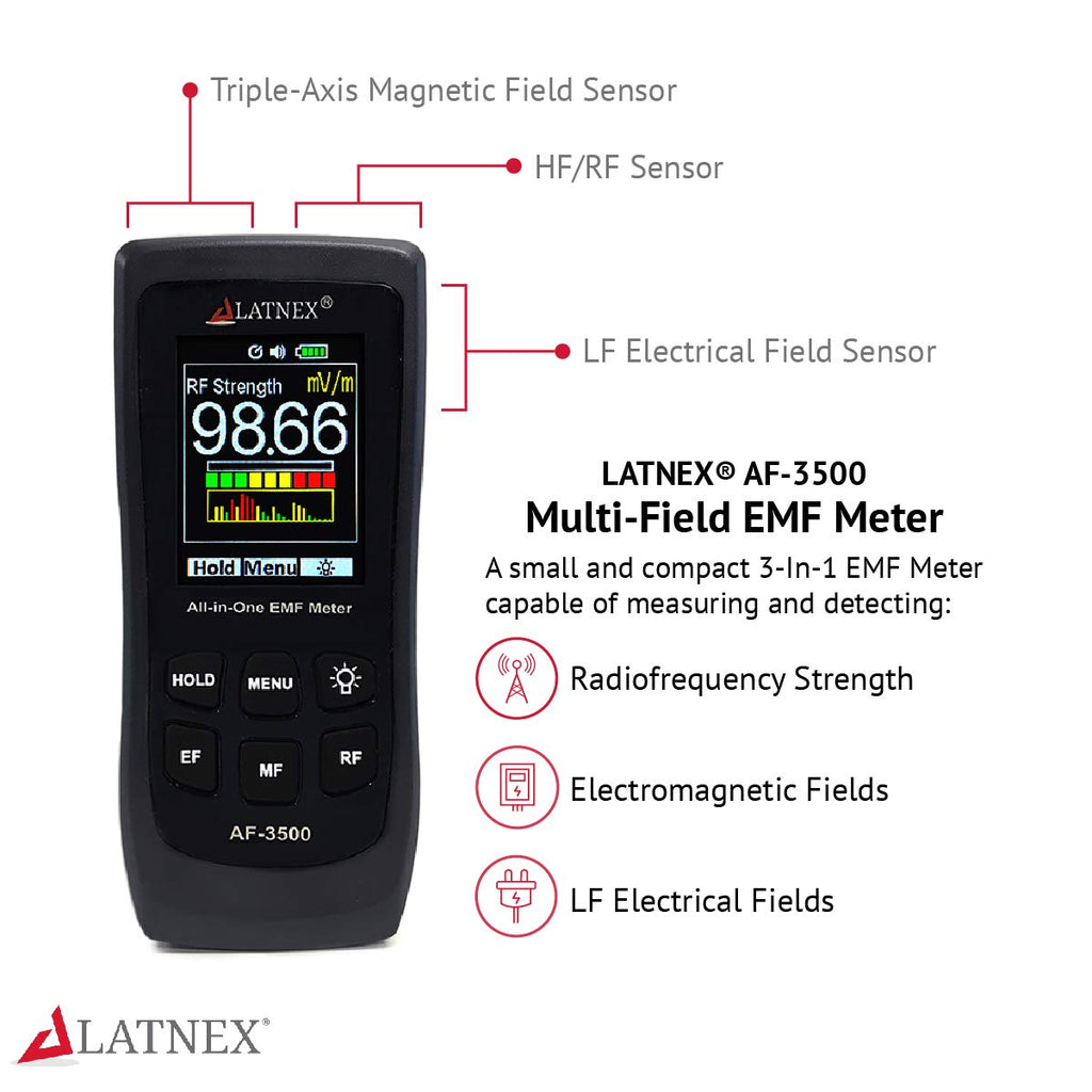 EMF Meter RF Detector with Calibration Certificate C783