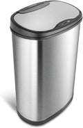 Silver Motion Sensor Trash Can S27843