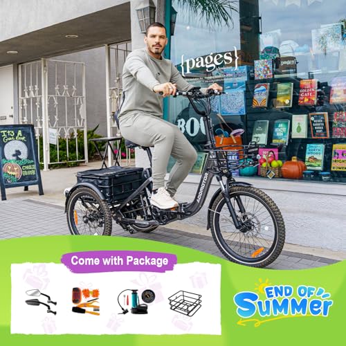 750W Folding Electric Tricycle with 960Wh Battery U793