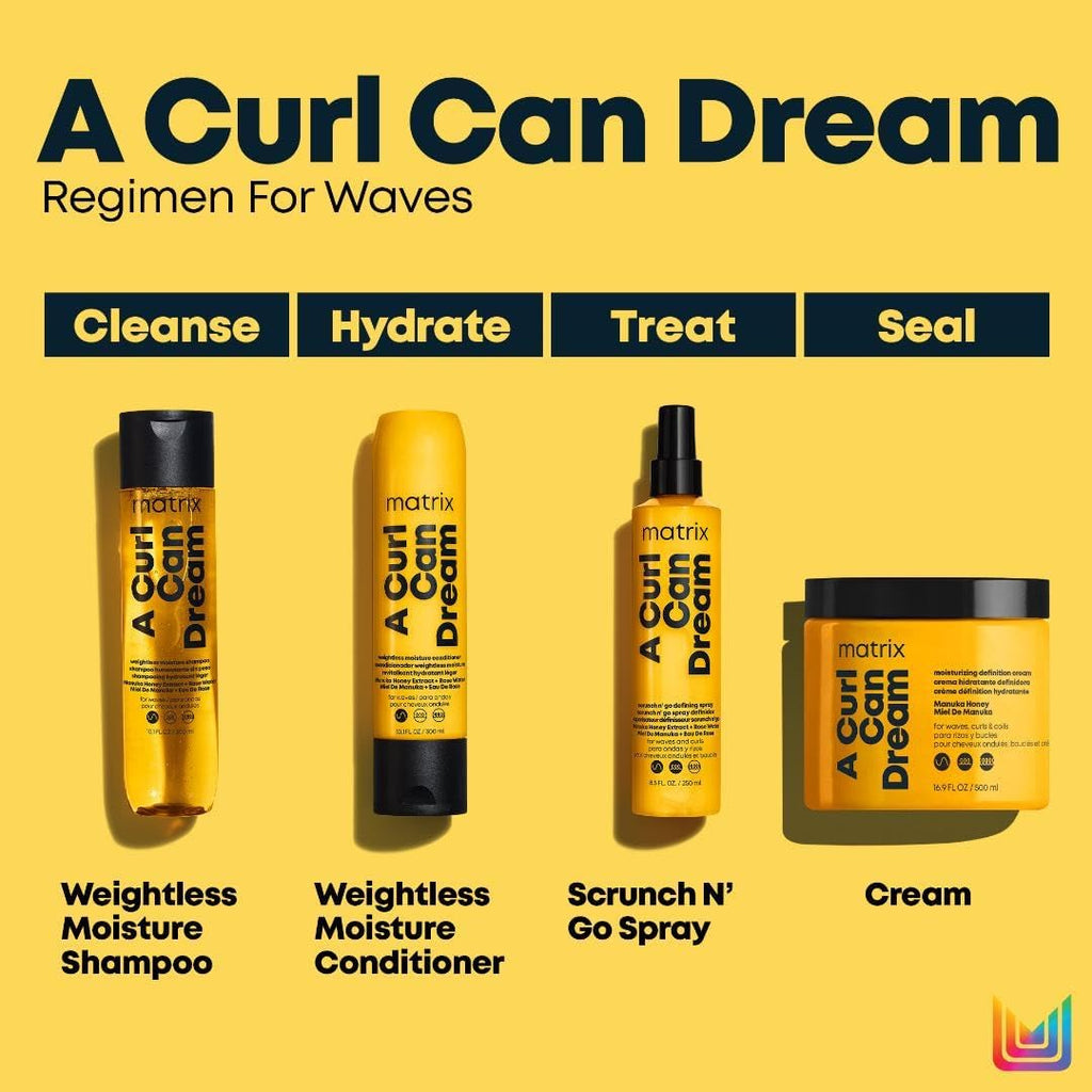 Weightless Moisture Shampoo, Conditioner and Spray Set T73044