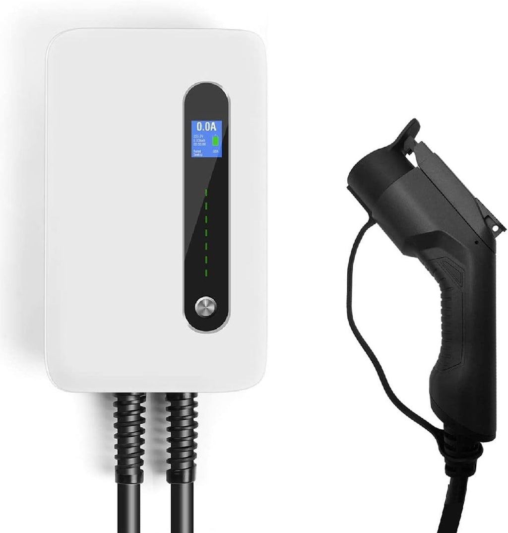 240V 40 Amp Level 2 Electric Vehicle Charging Station with 20ft J1772 Cable & NEMA 6-50 Plug J56134