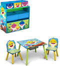 Kids Table and Chair Set with Storage (2 Chairs Included) R619577