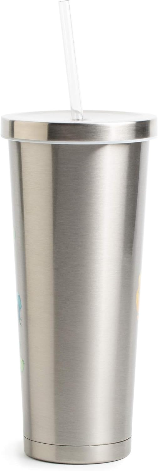 24 Oz Double Wall Vacuum Insulated Stainless Steel Tumbler Set Z425702