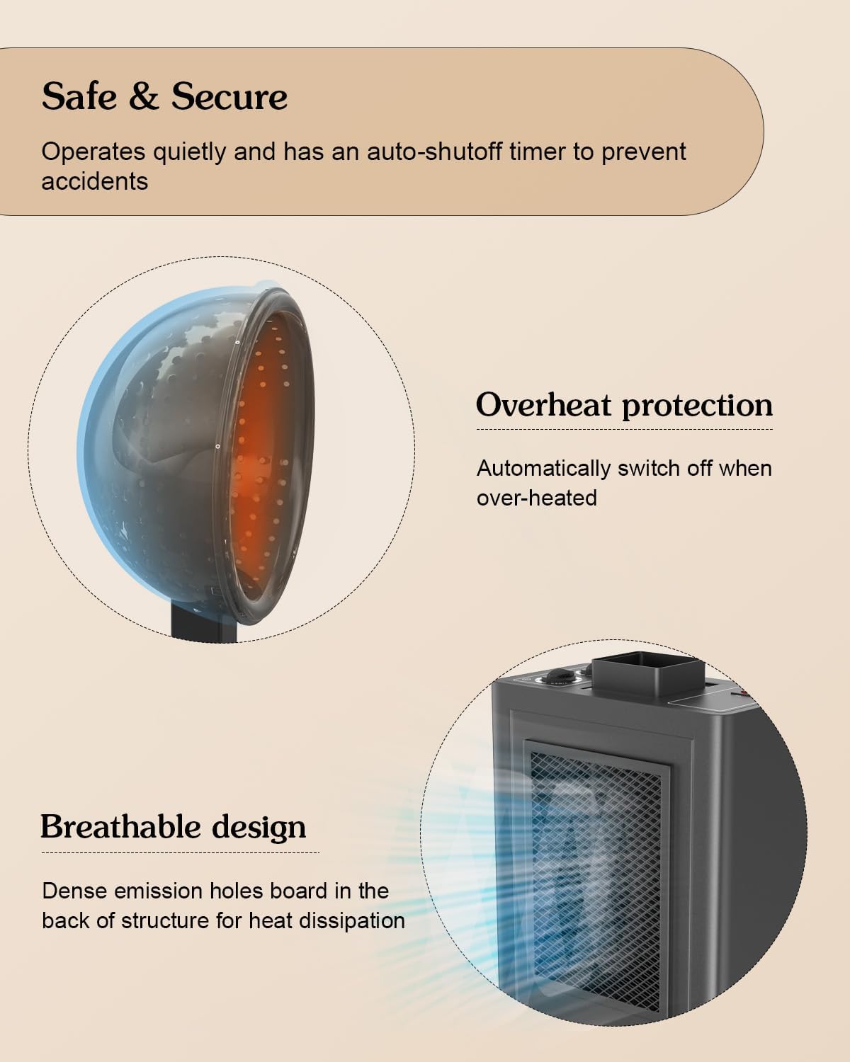 Professional Portable Hooded Hair Dryer 1000W with Stand S75637